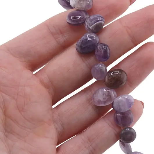 Sirag Ametist freeform 8-12mm, 40cm, imagine 2