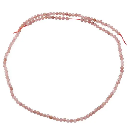 Sirag Aventurin rosu sfere fatetate 3mm, 39cm