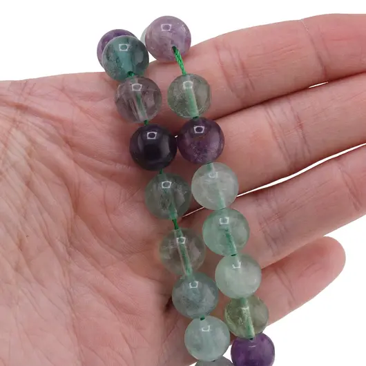 Sirag Fluorit sfere 10mm, 38cm, imagine 2