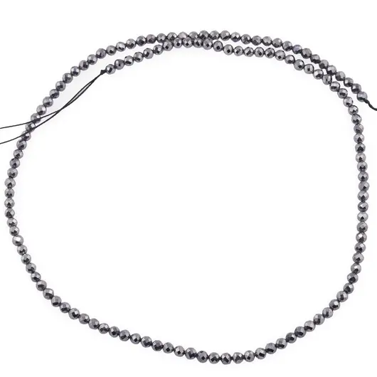 Sirag Hematit sfere micro fatetate  3mm, 38cm