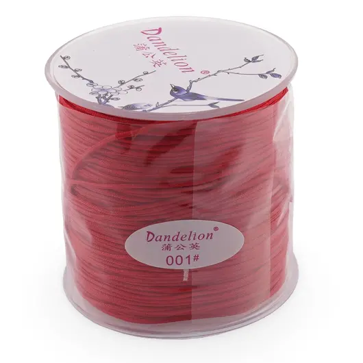 Snur ata cerata 1mm Dandelion - rosie, 100m, imagine 2