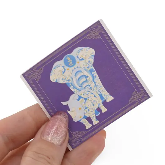 Abtibild sticker Elefant si Rinocer pentru protectie anti-furt, 51mm, imagine 3