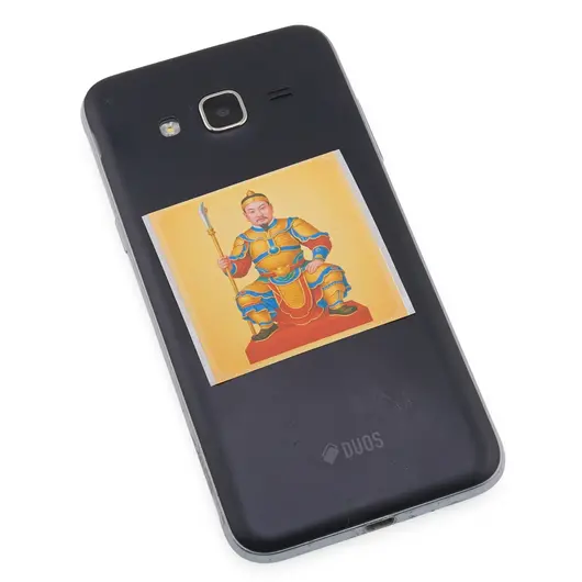 Abtibild sticker Tai Sui amuleta pentru protectie si pentru depasirea obstacolelor, 51mm, imagine 2