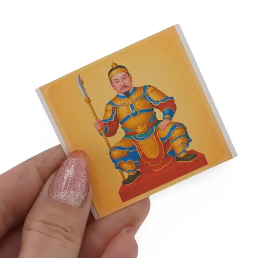 Abtibild sticker Tai Sui amuleta pentru protectie si pentru depasirea obstacolelor, 51mm, imagine 3