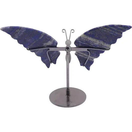 Figurina decorativa fluture din cristal natural Lapis Lazuli, 12cm, imagine 4