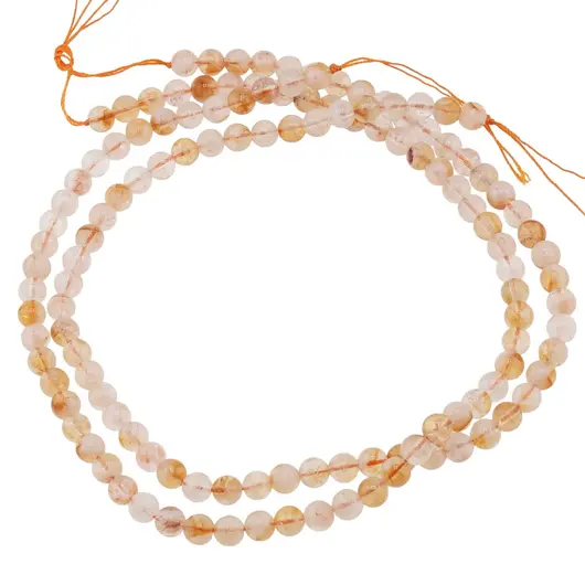 Sirag Citrin natural sfere 6mm, 39cm