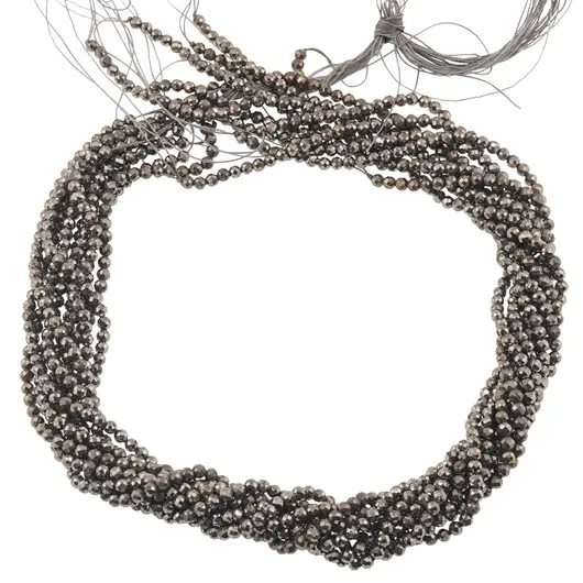 Sirag Pirita sfere fatetate 3mm, 39cm