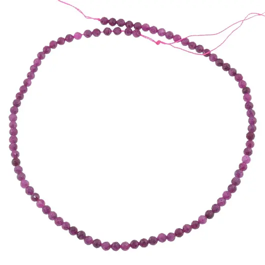 Sirag Rubin sfere fatetate 4mm, 38cm