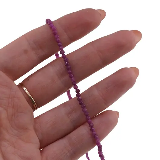 Sirag Rubin sfere microfatetate 2mm, 38cm, imagine 2