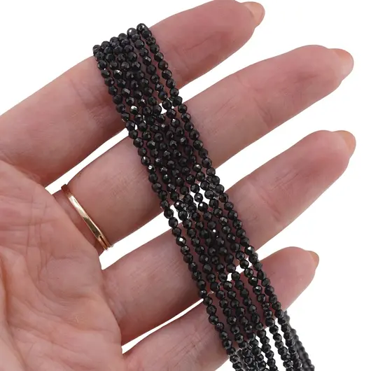 Sirag Spinel sfere microfatetate 2mm, 39cm, imagine 2