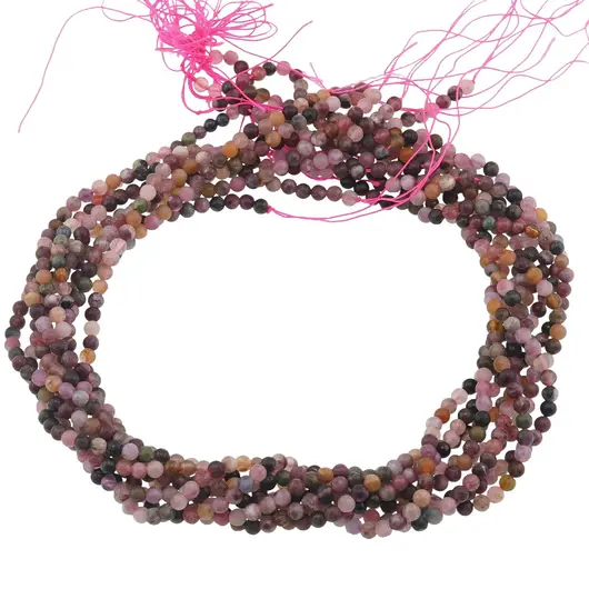 Sirag Turmalina multicolora sfere 4mm, 38cm