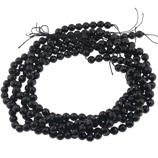 Sirag Turmalina sfere fatetate 8mm, 38cm