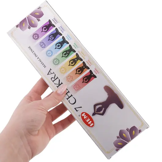 Betisoare parfumate HEM 7 Chakra, 20g, imagine 2
