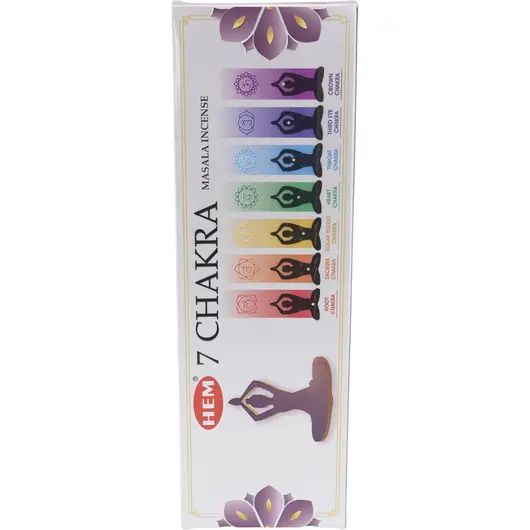 Betisoare parfumate HEM 7 Chakra, 20g