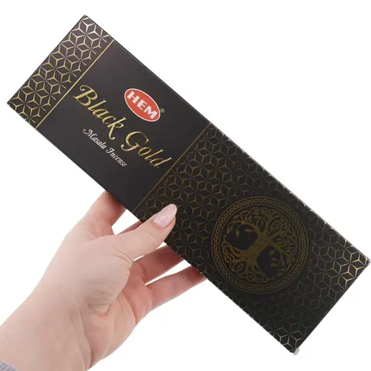 Betisoare parfumate HEM Black Gold, 20g, imagine 2
