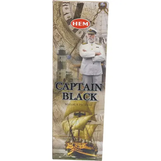 Betisoare parfumate HEM Captain Black, 20g