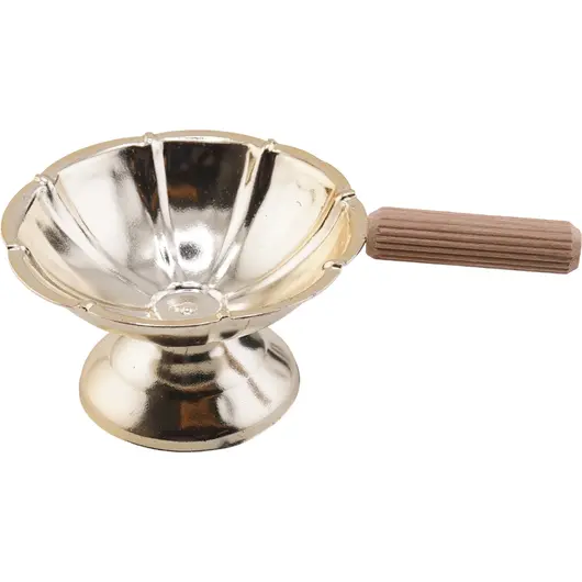 Catuie din metal pentru ars tamaie, medie - 6,8cm