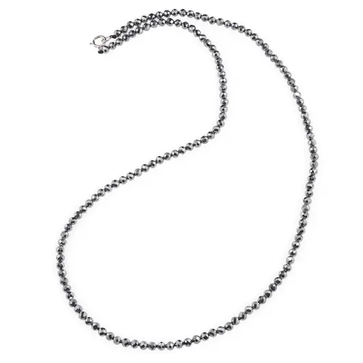 Colier Hematit sfere fatetate 3mm