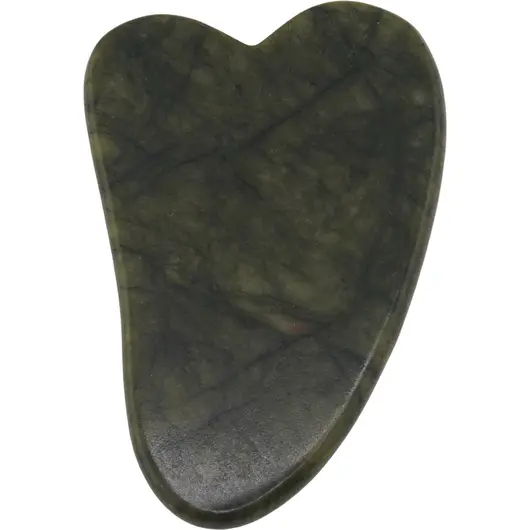 Piatra Gua Sha din Jad pentru masaj - 7cm