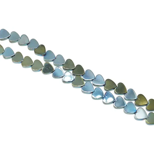 Sirag Hematit verde inima 6mm, 40cm, imagine 2