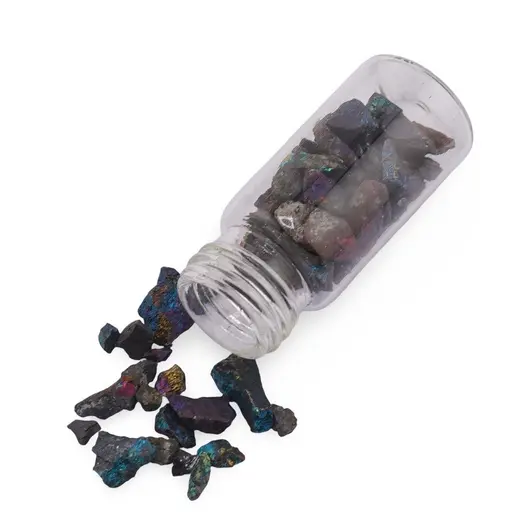 Sticluta cu spartura Calcopirita, 4cm, imagine 2