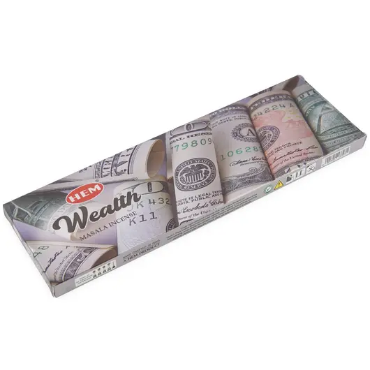 Betisoare parfumate HEM Wealth, 20g, imagine 2