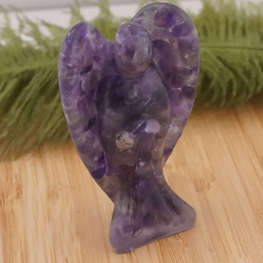 Inger din rasina cu spartura Ametist, 68mm, imagine 2