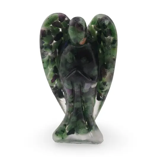 Inger din rasina cu spartura Rubin in zoisit, 68mm