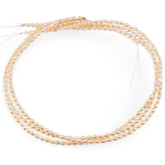 Sirag Perle de cultura crem lunguiete 4mm, 39cm