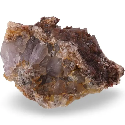 Cuart rosu brut cristal unicat, C1, imagine 2