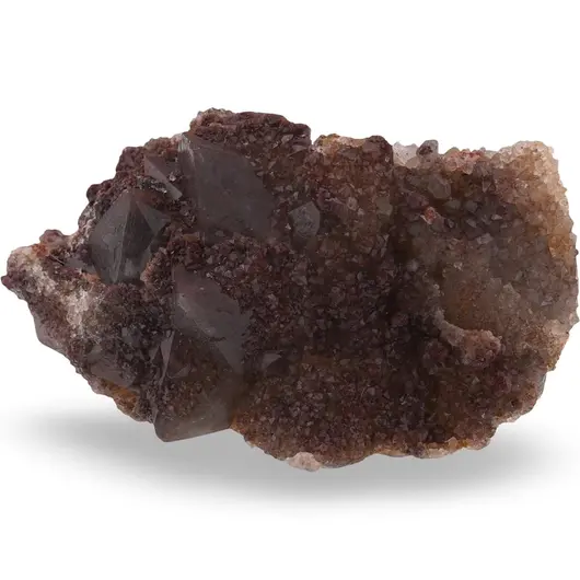 Cuart rosu brut cristal unicat, C1