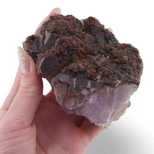 Cuart rosu brut cristal unicat, C2, imagine 4