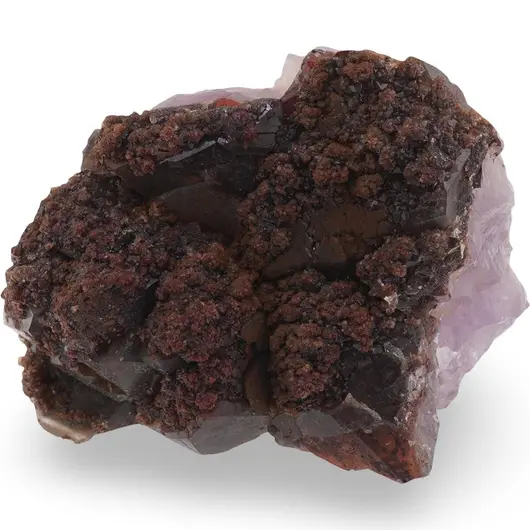 Cuart rosu brut cristal unicat, C2