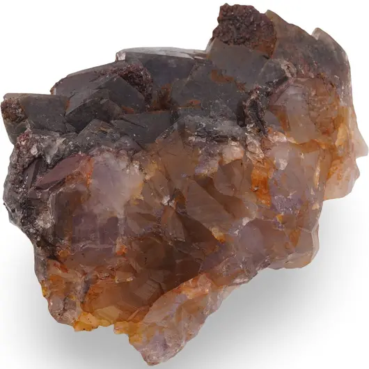 Cuart rosu brut cristal unicat, C3, imagine 3