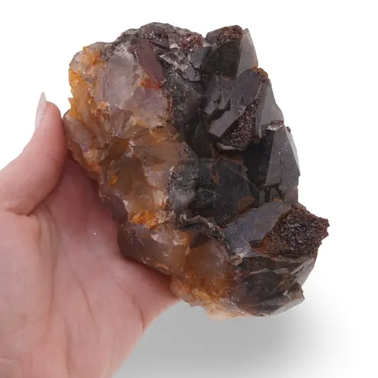 Cuart rosu brut cristal unicat, C3, imagine 4