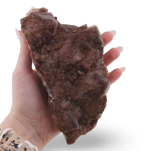 Cuart rosu brut cristal unicat, C4, imagine 4