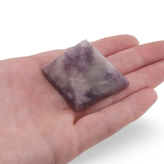 Piramida medie din Lepidolit, 30-40mm, imagine 3