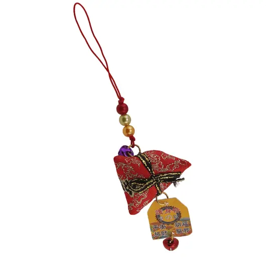 Saculet Feng Shui mic pentru prosperitate, rosu, imagine 2