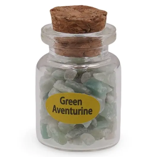 Sticla cu spartura Aventurin, 3cm