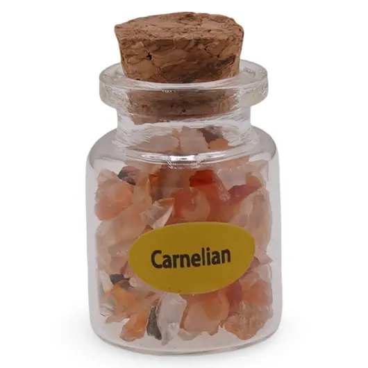 Sticla cu spartura Carneol, 3cm, imagine 2