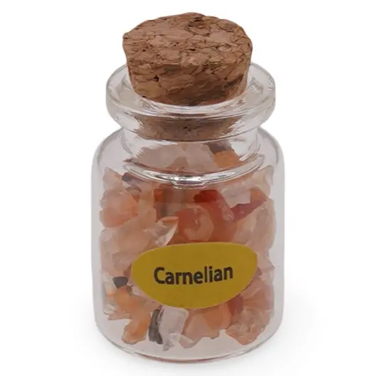 Sticla cu spartura Carneol, 3cm