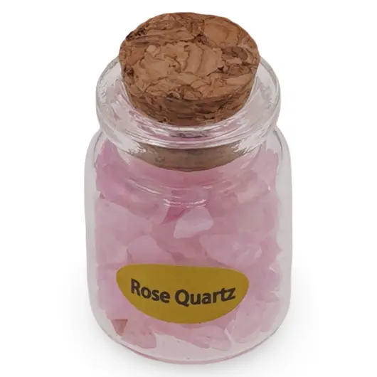 Sticla cu spartura Cuart roz, 3cm, imagine 2