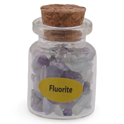 Sticla cu spartura Fluorit, 3cm