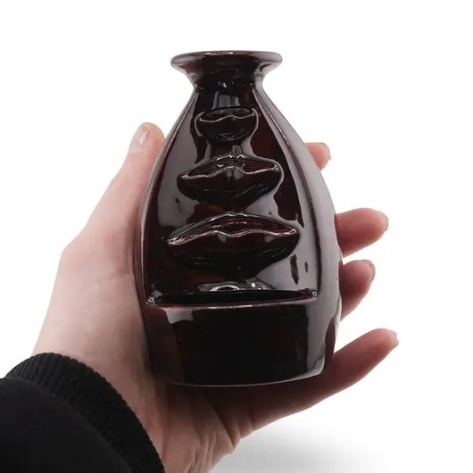 Suport ardere conuri parfumate cascada - backflow, model cascada cu trepte, 10cm, imagine 3