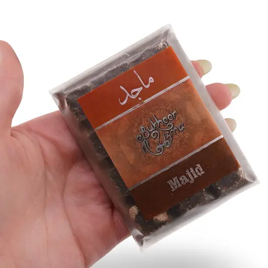 Bakhoor Al Uzma Majid (tamaie araba) tablete pentru ardere, cu oud, rasini si uleiuri parfumate, imagine 3
