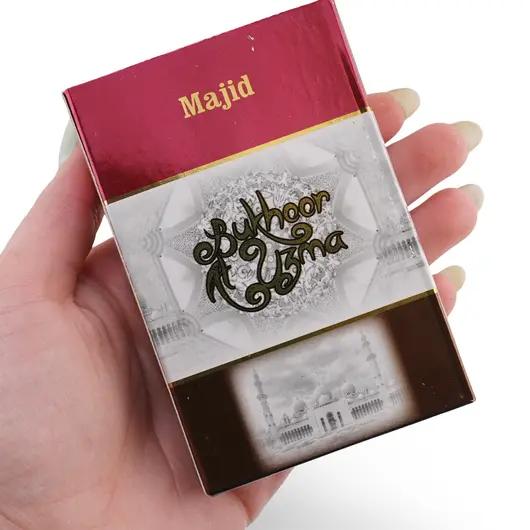 Bakhoor Al Uzma Majid (tamaie araba) tablete pentru ardere, cu oud, rasini si uleiuri parfumate, imagine 4