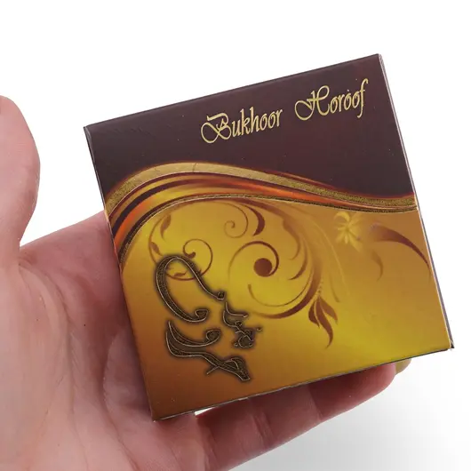 Bakhoor Horoof (tamaie araba) tablete pentru ardere, cu oud, rasini si uleiuri parfumate, imagine 4