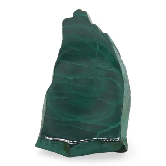 Felie slefuita unicat din Malachit natural, M3