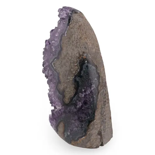 Geoda unicat din Ametist Uruguay, 14cm, imagine 2