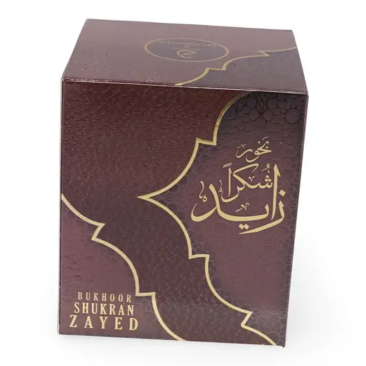 Shukran Zayed – bakhoor (tamaie araba) pentru ardere, cu oud, rasini si uleiuri parfumate